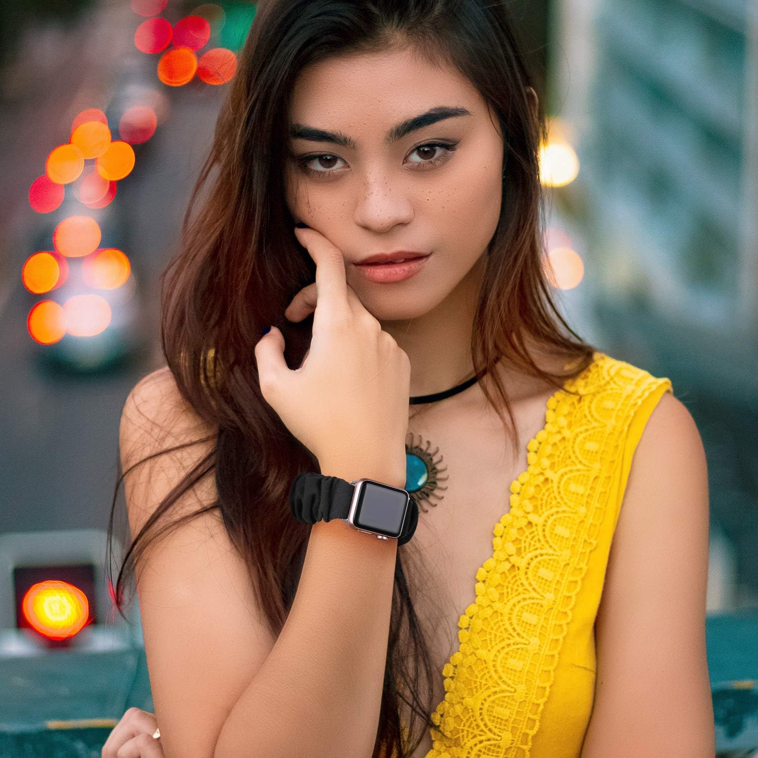 Black Friday - 70% OFF Muranne Scrunchie Elastic Band Compatible for Apple Watch 42mm 44mm 45mm for Women Girls Soft Cloth Rubber Stretchy Band Strap Bracelet for iWatch SE & Series7 6 5 4 3 2 1 Black 42mm/44mm/45mm Small Up To 50% OFF Muranne Scrunchie Elastic Band Compatible for Apple Watch 42mm 44mm 45mm for Women Girls Soft Cloth Rubber Stretchy Band Strap Bracelet for iWatch SE & Series7 6 5 4 3 2 1 Black 42mm/44mm/45mm Small