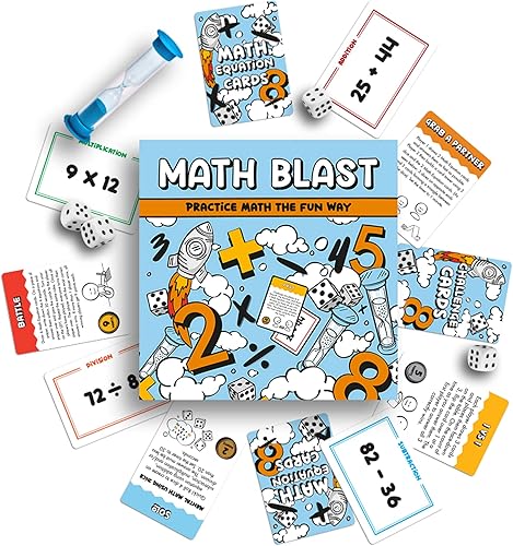 Miniatura 9 de Math Blast! Cool Math Games for Kids 8-12 - Divertido juego educativo de matemáticas mentales para el hogar y el aula - Practica matemáticas de la