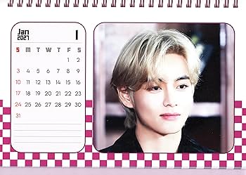 Amazon.co.jp: 防弾少年団 V テテ グッズ 卓上 カレンダー (写真集