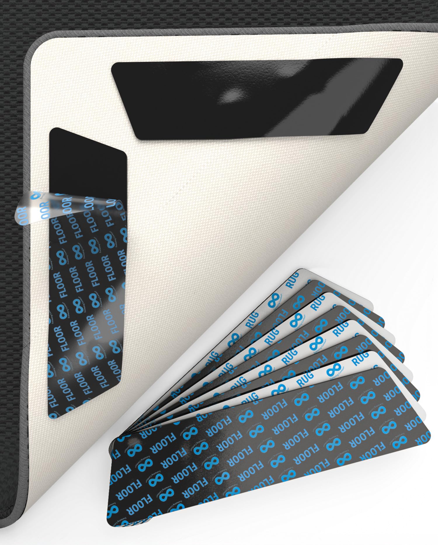 Everlasting Comfort Area Rug Gripper for Hardwood Floors - No Damage Non Slip Rug Pads, Floor to Carpet Tape for Holding Rugs in Place, Washable and