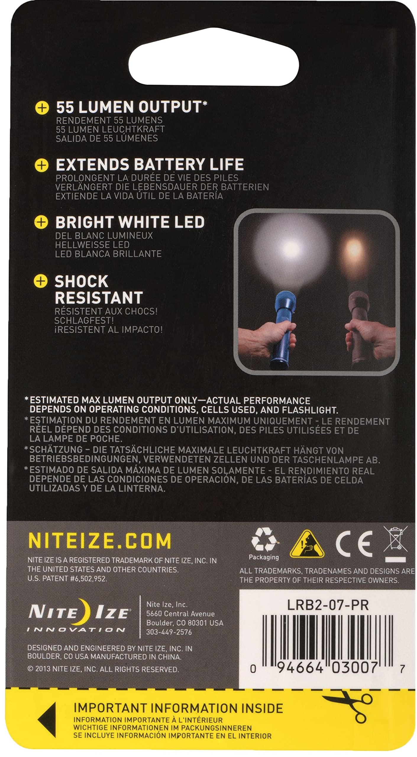 Amazon.com: Nite Ize LED Upgrade Fits C + D Cell Flashlights (2