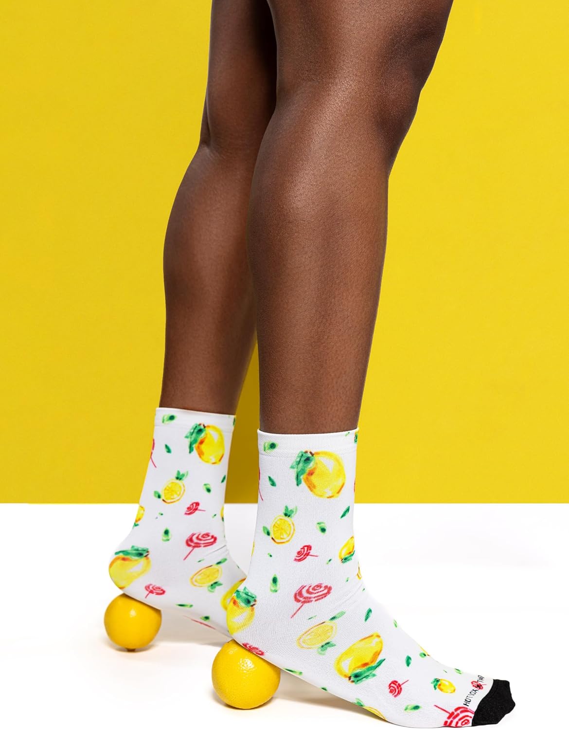 Hot Sox womens Hot Sox Women's Travel Write Draw Series Crew Socks - 1 Pair Pack - Cool & Cute Gifts - Image 4