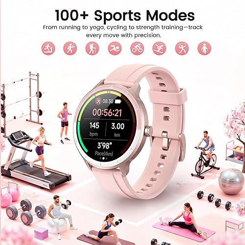 Miniatura 4 de Smart Watch for Android iOS Phones with Bluetooth Call & AI Voice, Fitness Tracker with Heart Rate, SpO2, Sleep & Activity Tracking, IP68 Waterproof