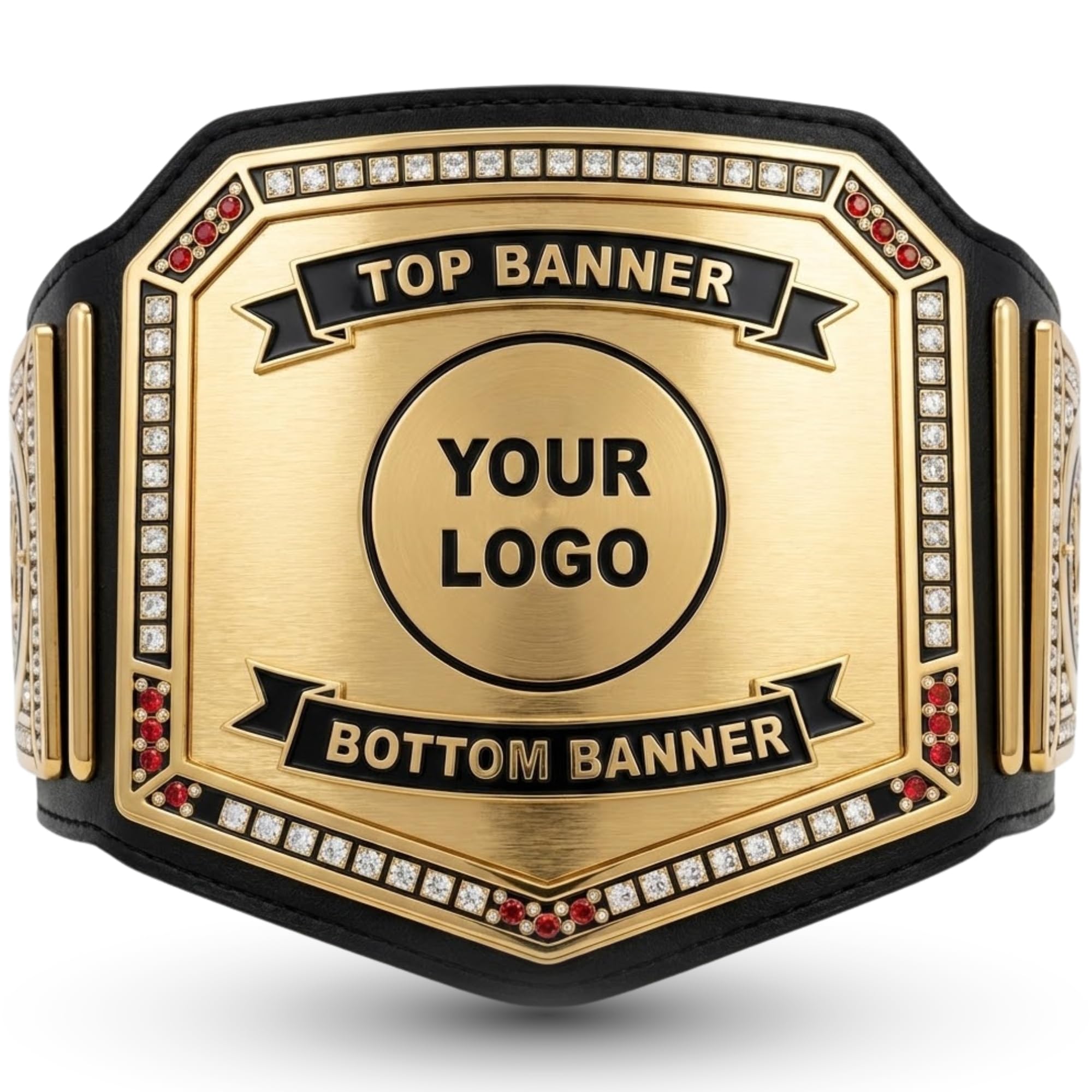 Custom Championship Belt - Personalized Custom Wrestling Belt - Customizable Championship Belt for Award Sports Events