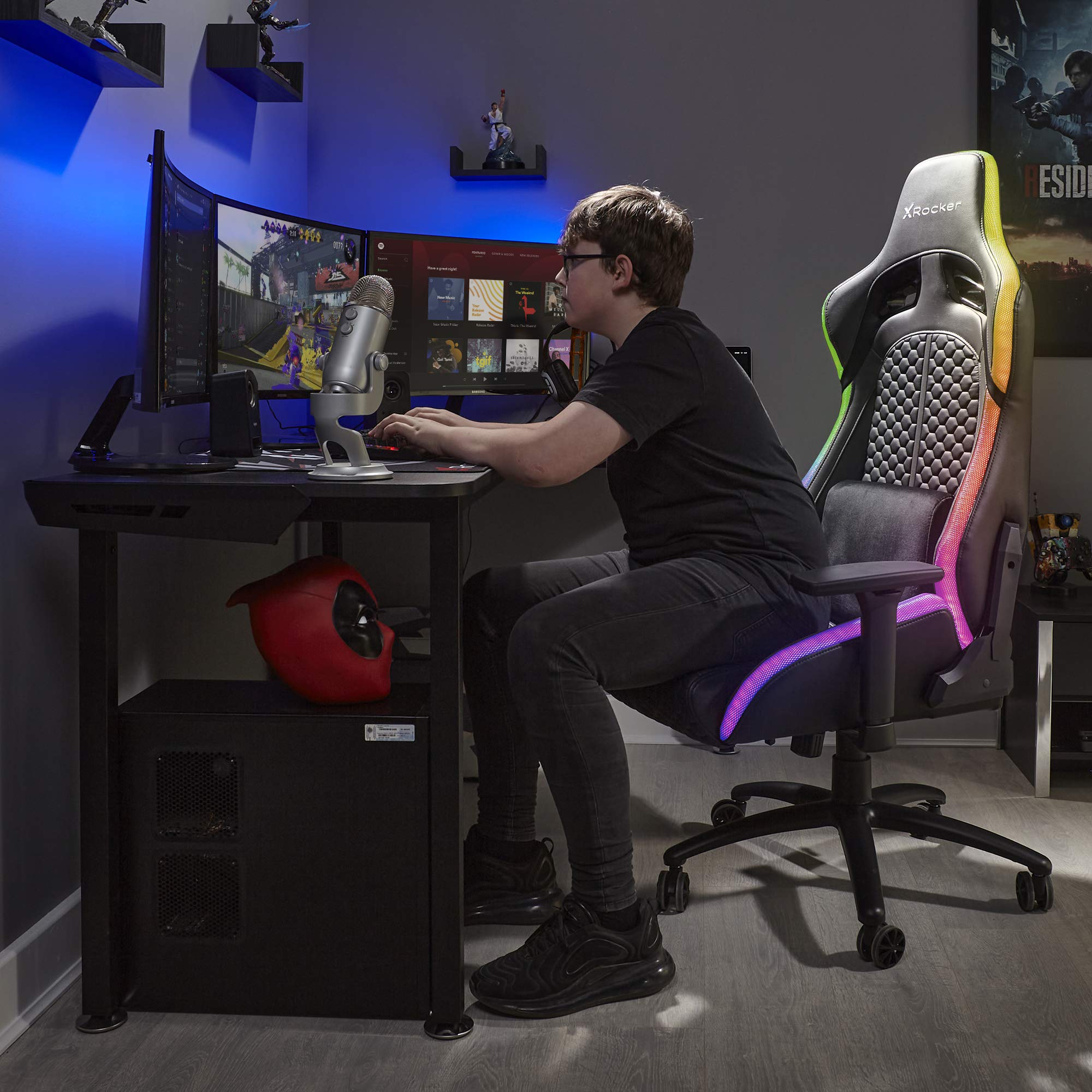 Buy XRocker Stinger RGB PC Gaming Chair with Neo Motion LED Lighting