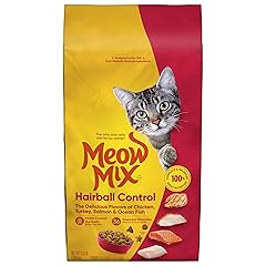 Meow Mix Hairball Control Dry Cat Food, 6.3 Pound Bag