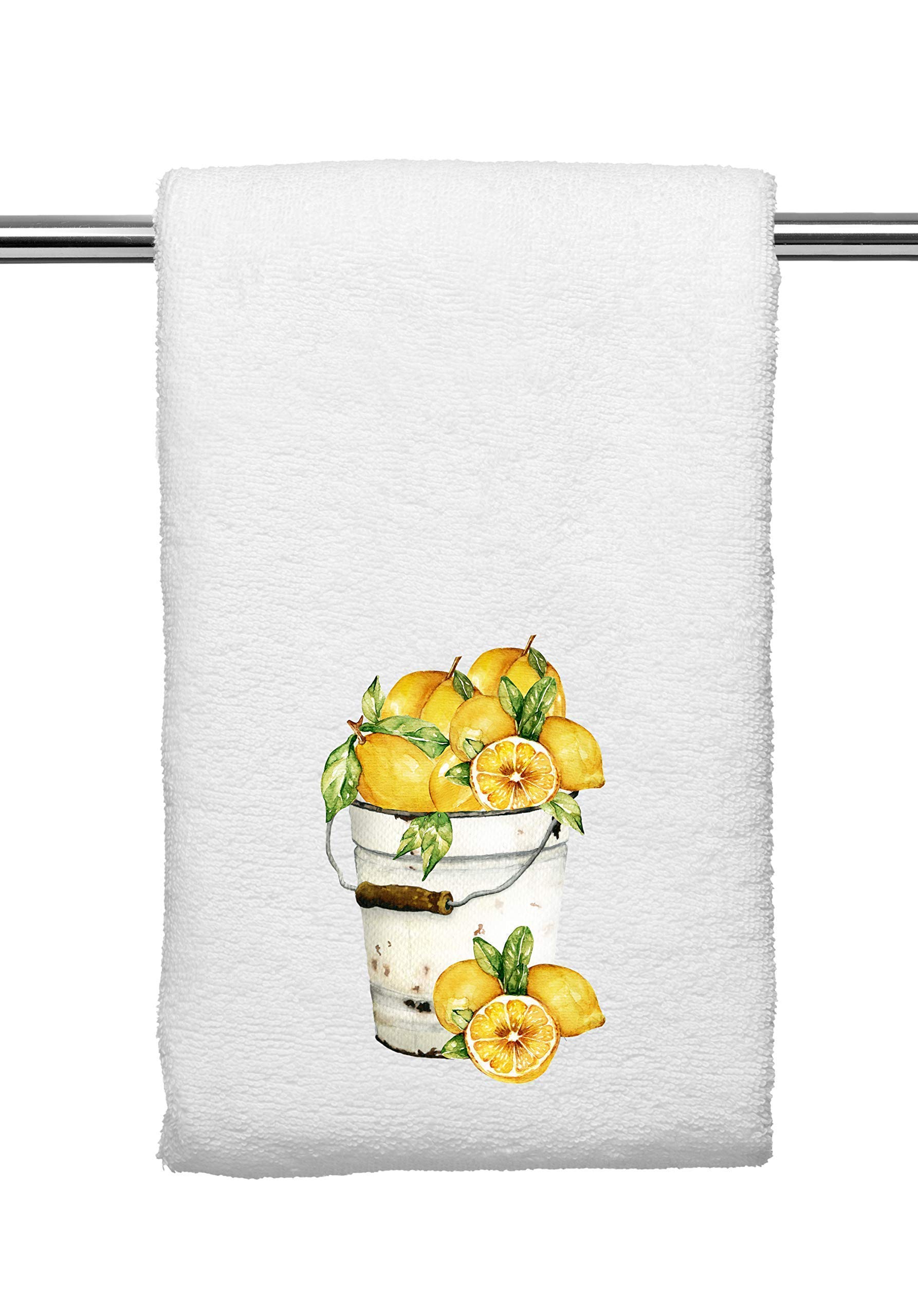 Decorative Kitchen and Bath Hand Towels | Rustic Tea Rag | Spring Summer Fall Winter Decor | White Towel Home Holiday Decorations | XMAS Wedding Gift