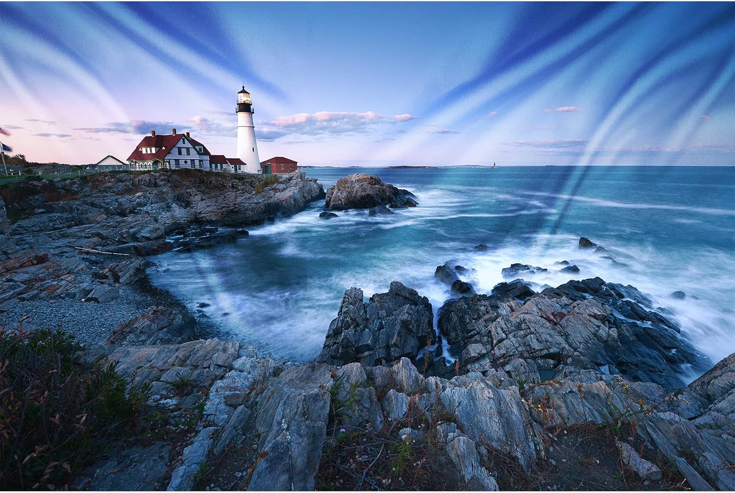 Tucocoo Lighthouse Tapestry Seascape Tapestry for Bedroom