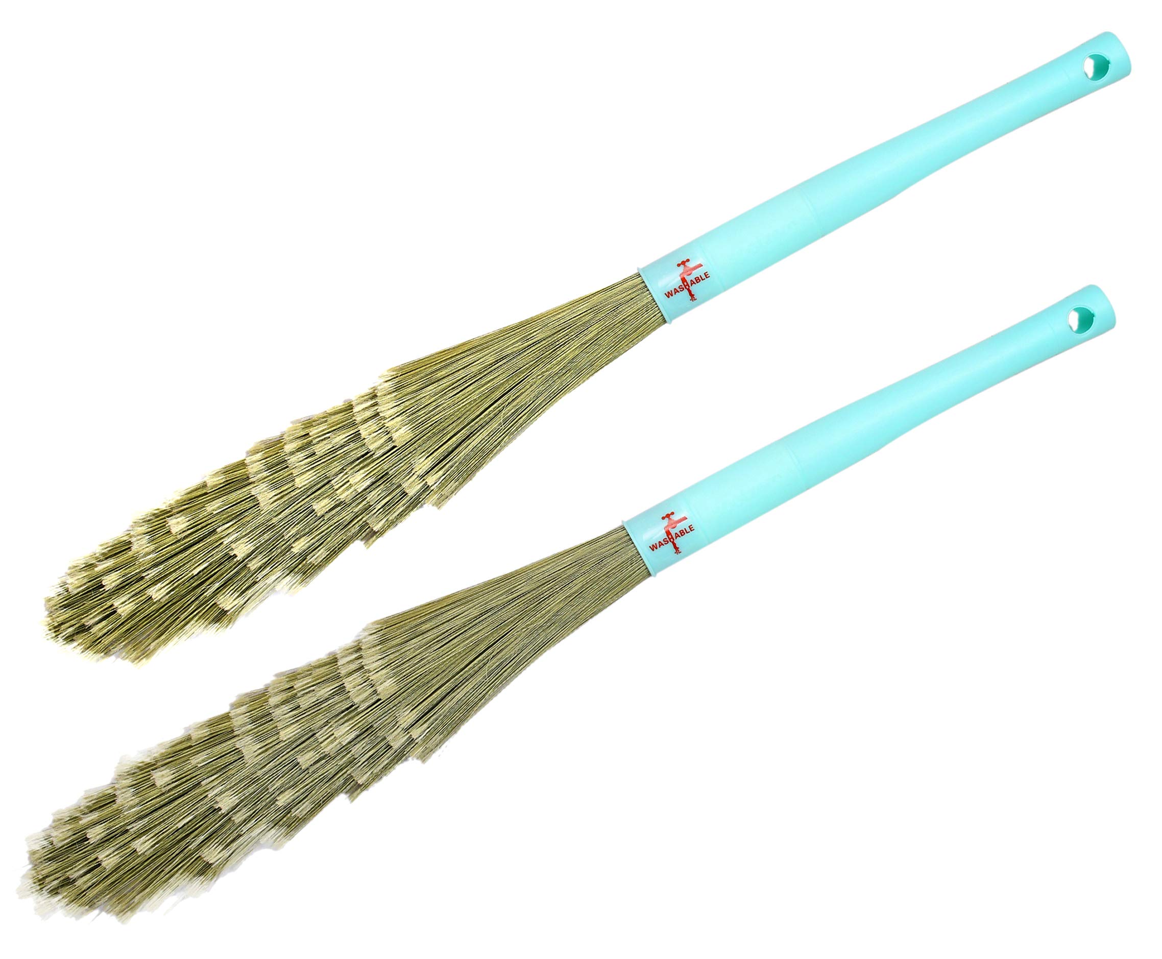 Kuber Industries Plastic 2 Pieces Zero Dust Floor Cleaning Broom/Jhadu (Green)-KUEMART03357 (B08GQGQXBT) Amazon Price History, Amazon Price Tracker