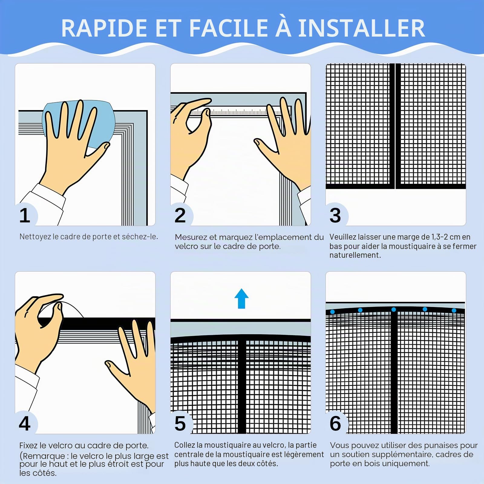 Moustiquaire de porte de garage pour 1 voiture – 2,7 x 2,4 m – Moustiquaire magnétique avec maille en fibre de verre rétractable et fond lourd, montage facile et passage, kit de porte à moustiquaire à