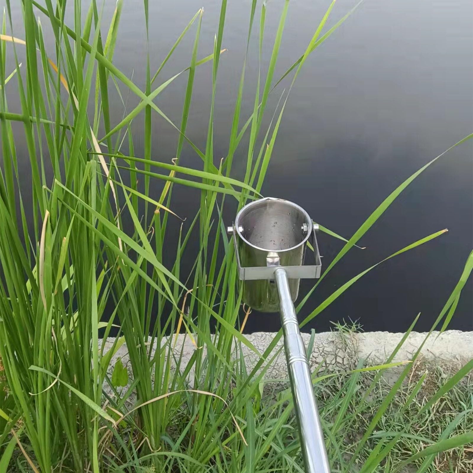 Campionatore telescopico dell'acqua, attrezzatura dell'acciaio inossidabile per la raccolta di fiumi, lago, stagno, ruscello, piscina e fognatura
