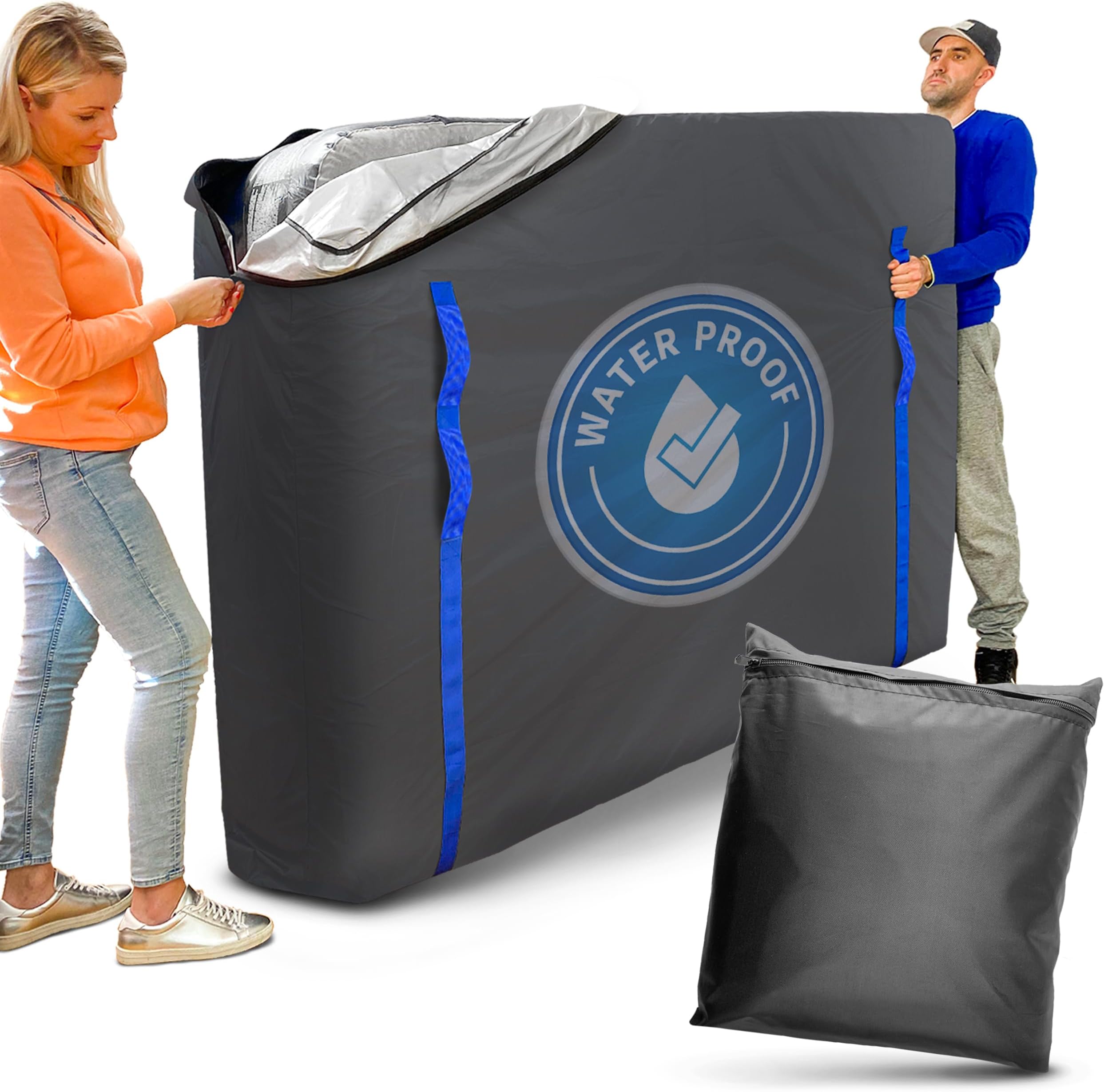 Mattress Bags for Moving with Waterproof Zipper and Heavy