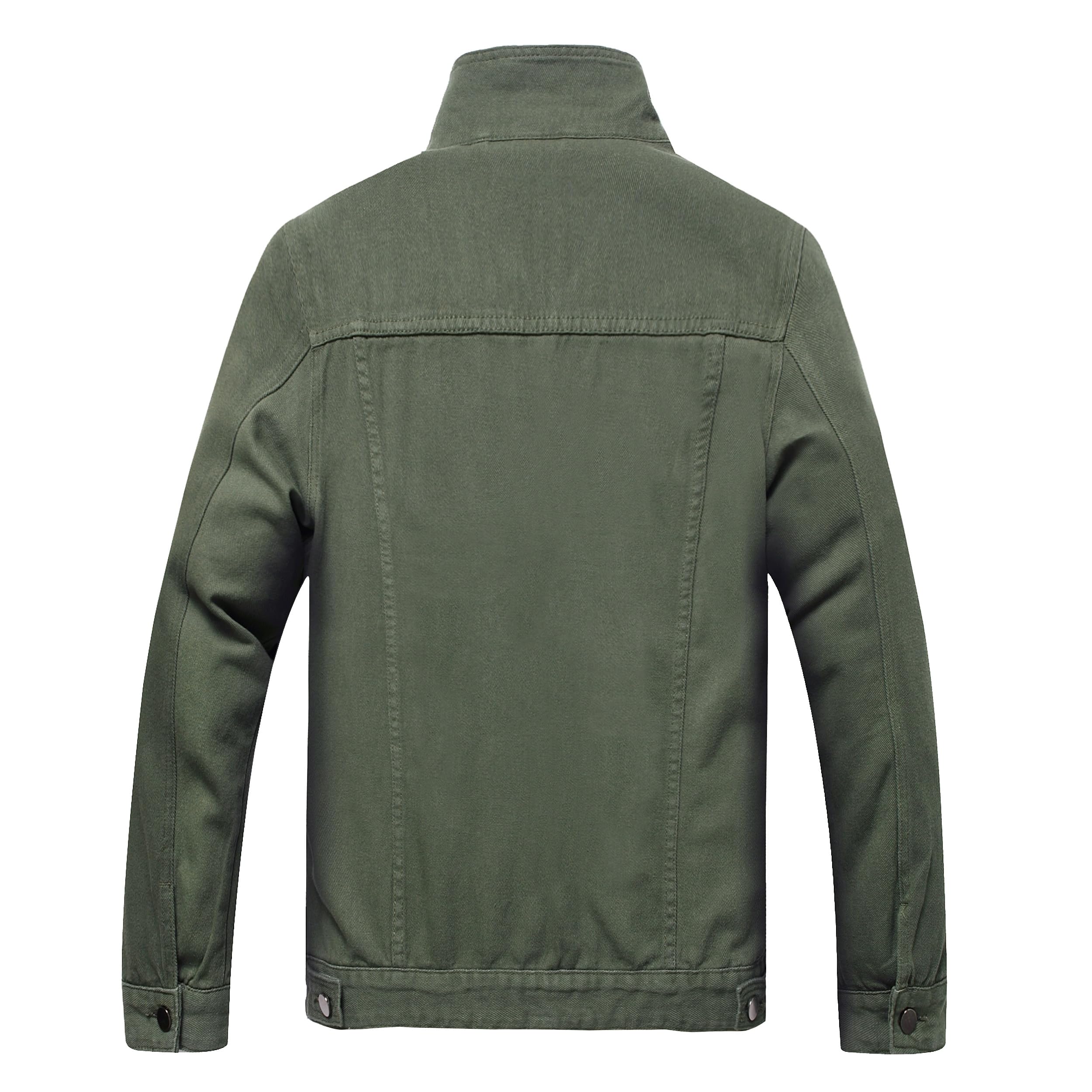 Jeansjacke für Herren, Stretch, schmale Passform, Jeansjacke, klassischer zerrissener Trucker-Denim-Mantel, modische Outdoor-Jacke