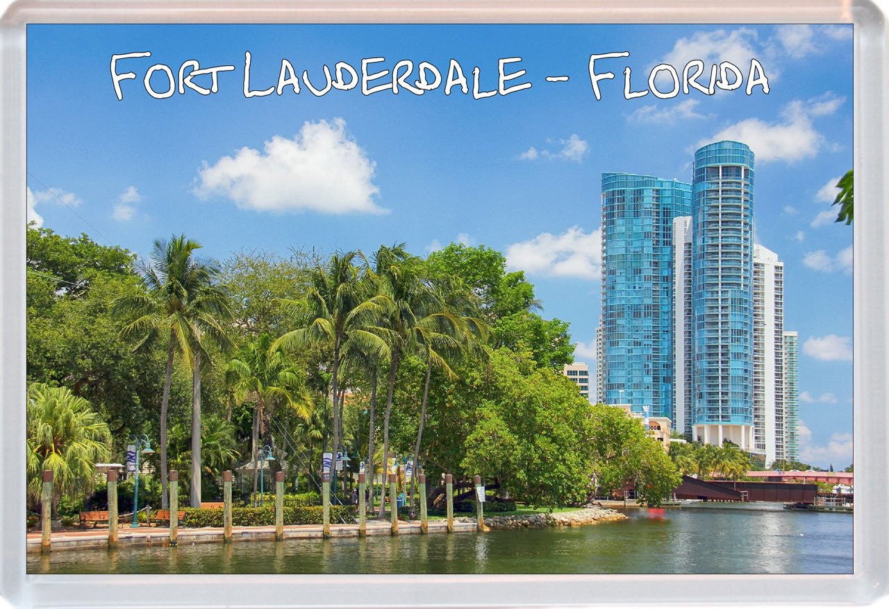 Fort Lauderdale - Florida - Jumbo Fridge Magnet Gift/Souvenir/Present