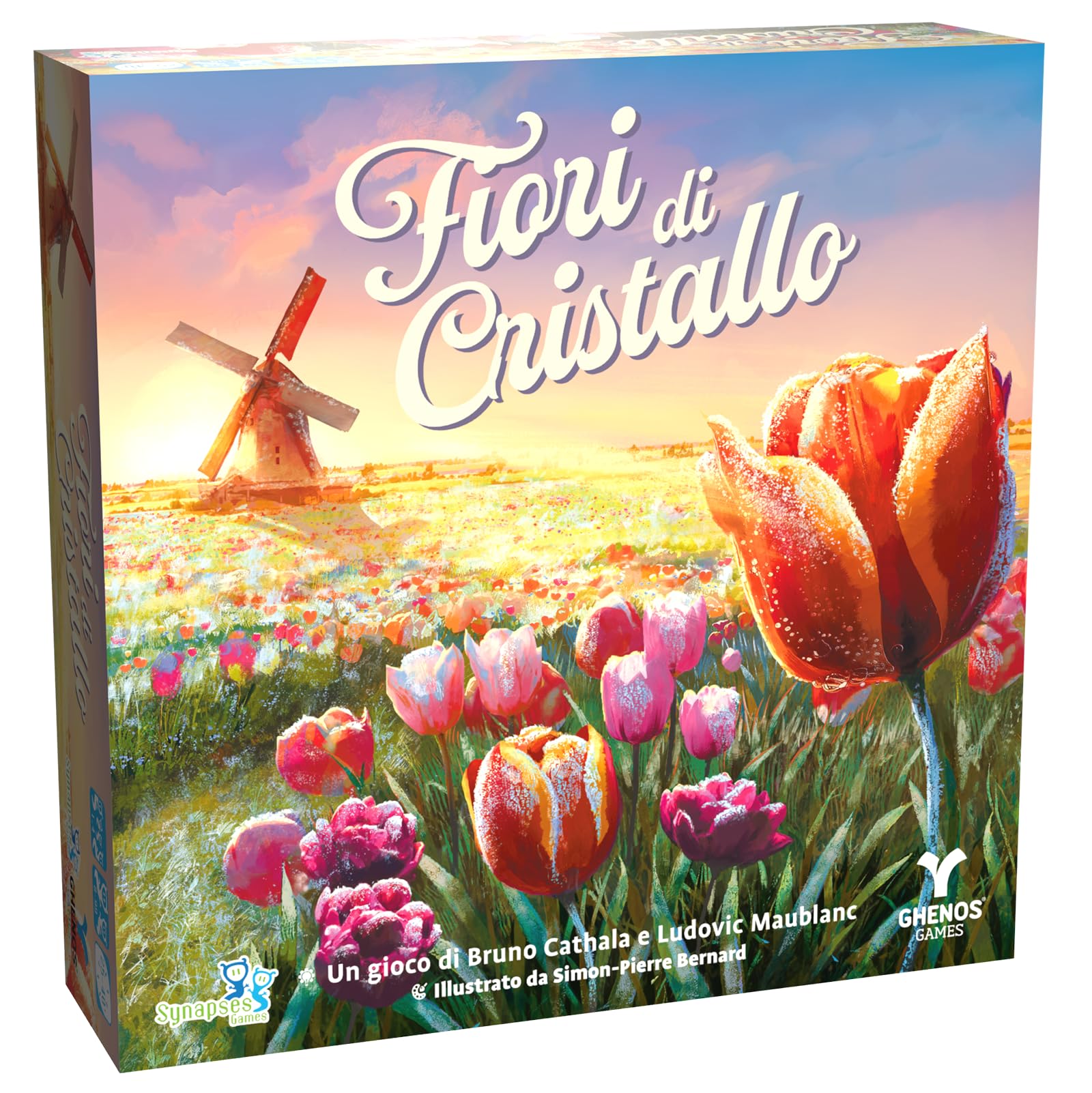 Fiori di Cristallo - Board Game - Competitive Game for Adults and Children from 8 Years - 1-4 Players - Duration 25-40min - Italian Edition