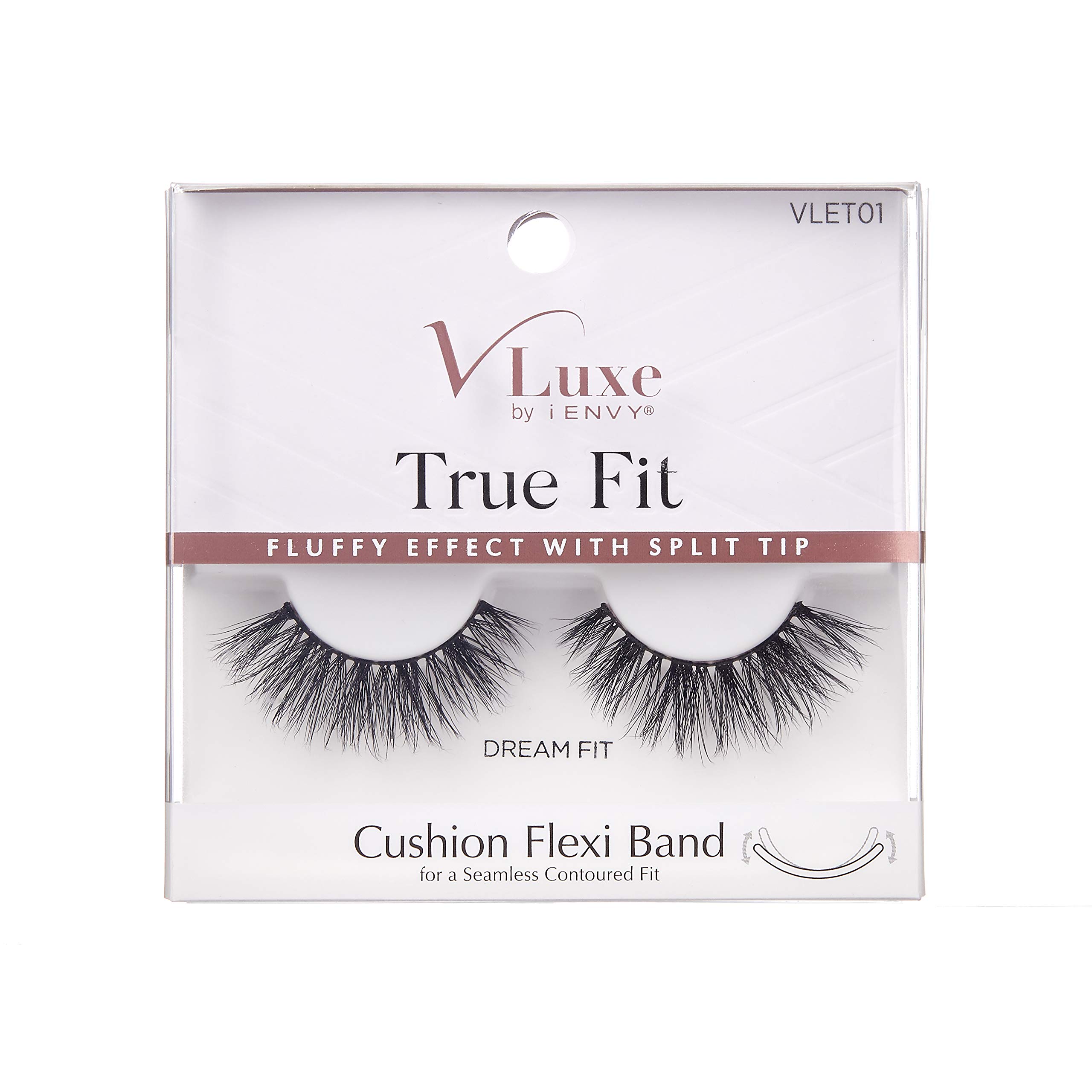 I-ENVYVLuxe False Eyelashes True Fit Lashes Soft & Natural Volume (Dream Fit)