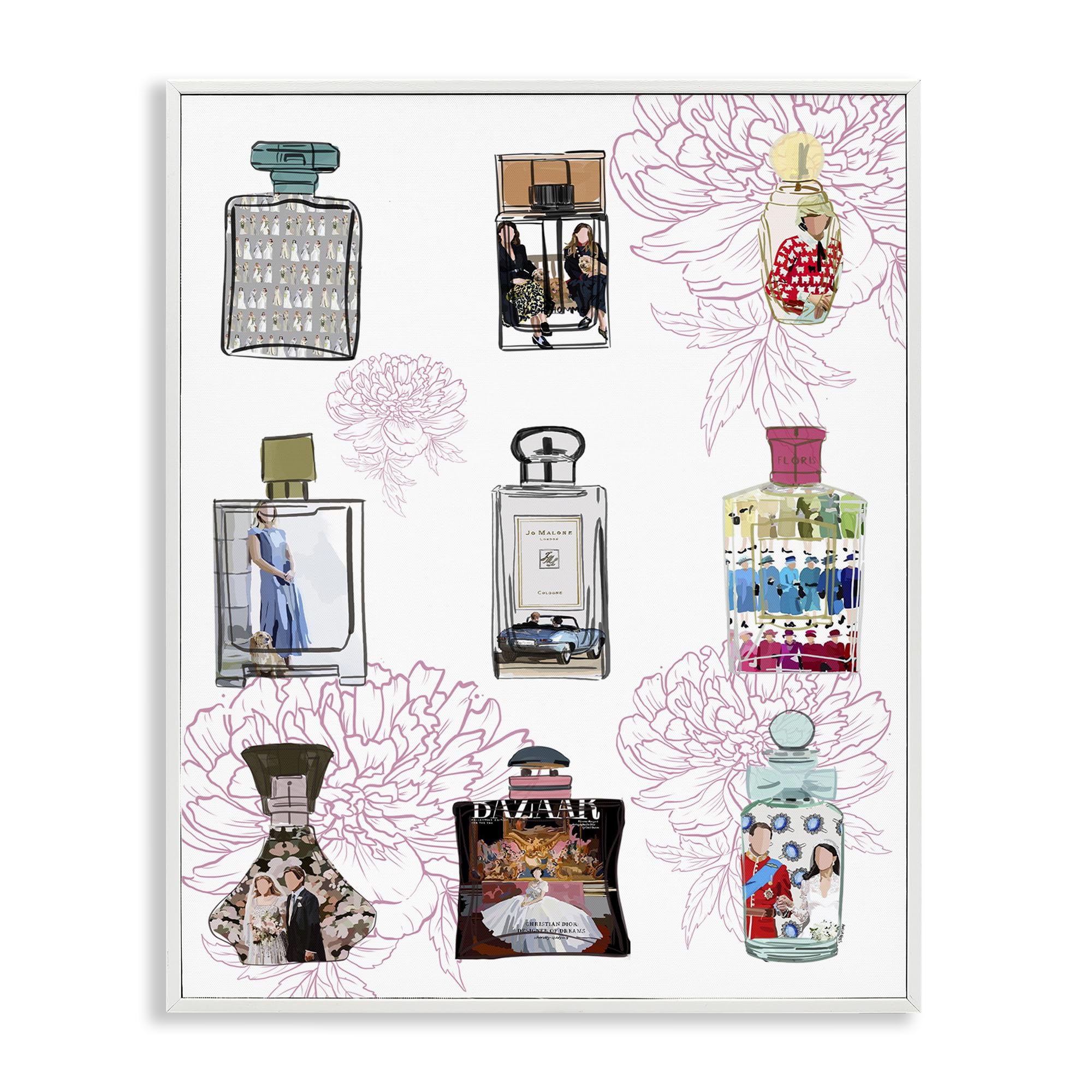 'Polished Perfume Stylish Luxury Fashion'| Framed Giclee Art