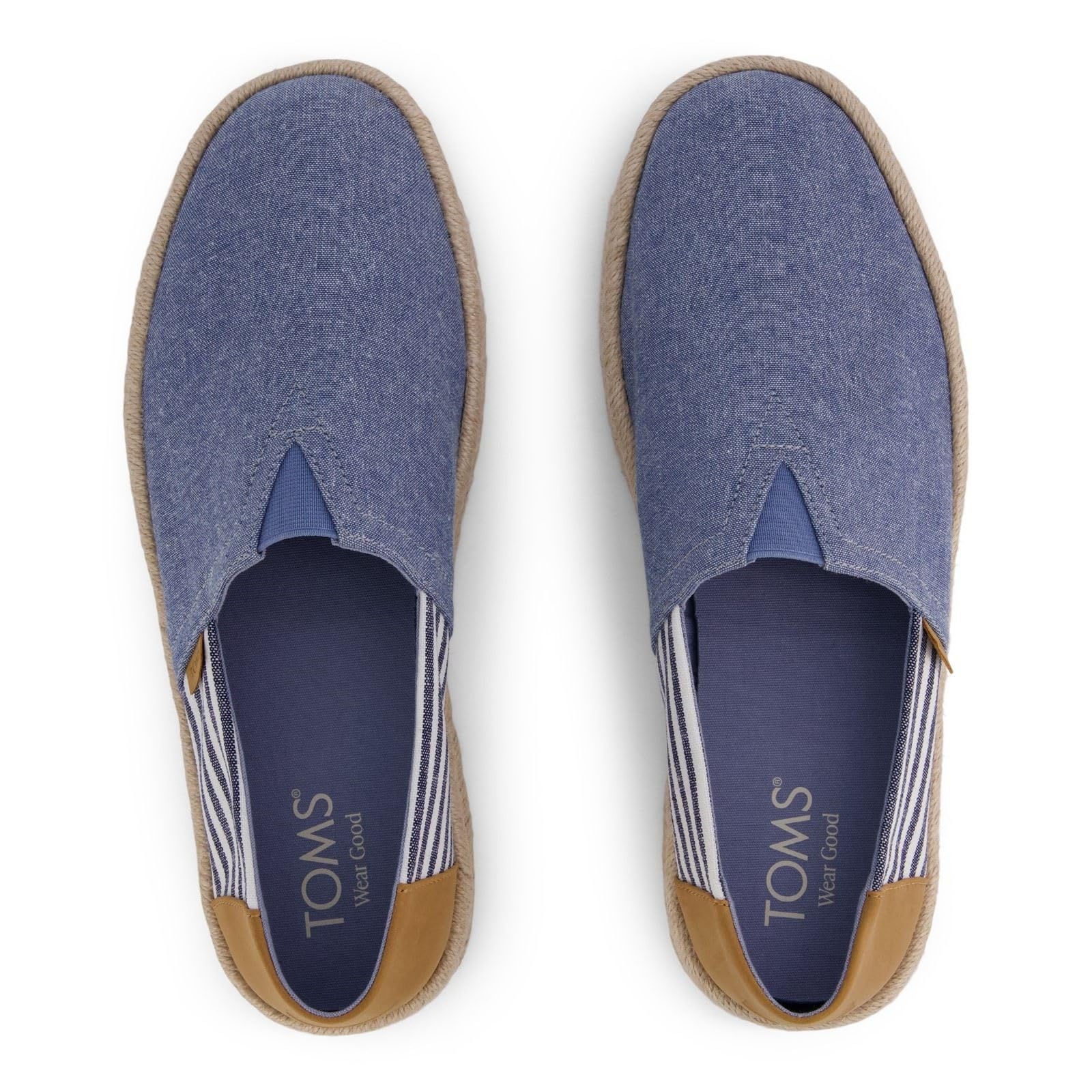 TOMS Alpargata Rope 2.0 10023240 - Alpargata para hombre, color azul marino