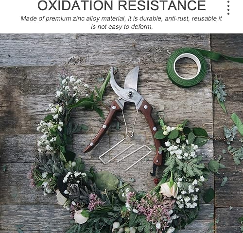 Miniatura 8 de FOMIYES Plantas de casa para interiores, 100 piezas de grapas de paisaje vivo, barrera de helecho floral, estacas de tierra para jardinería, tubos