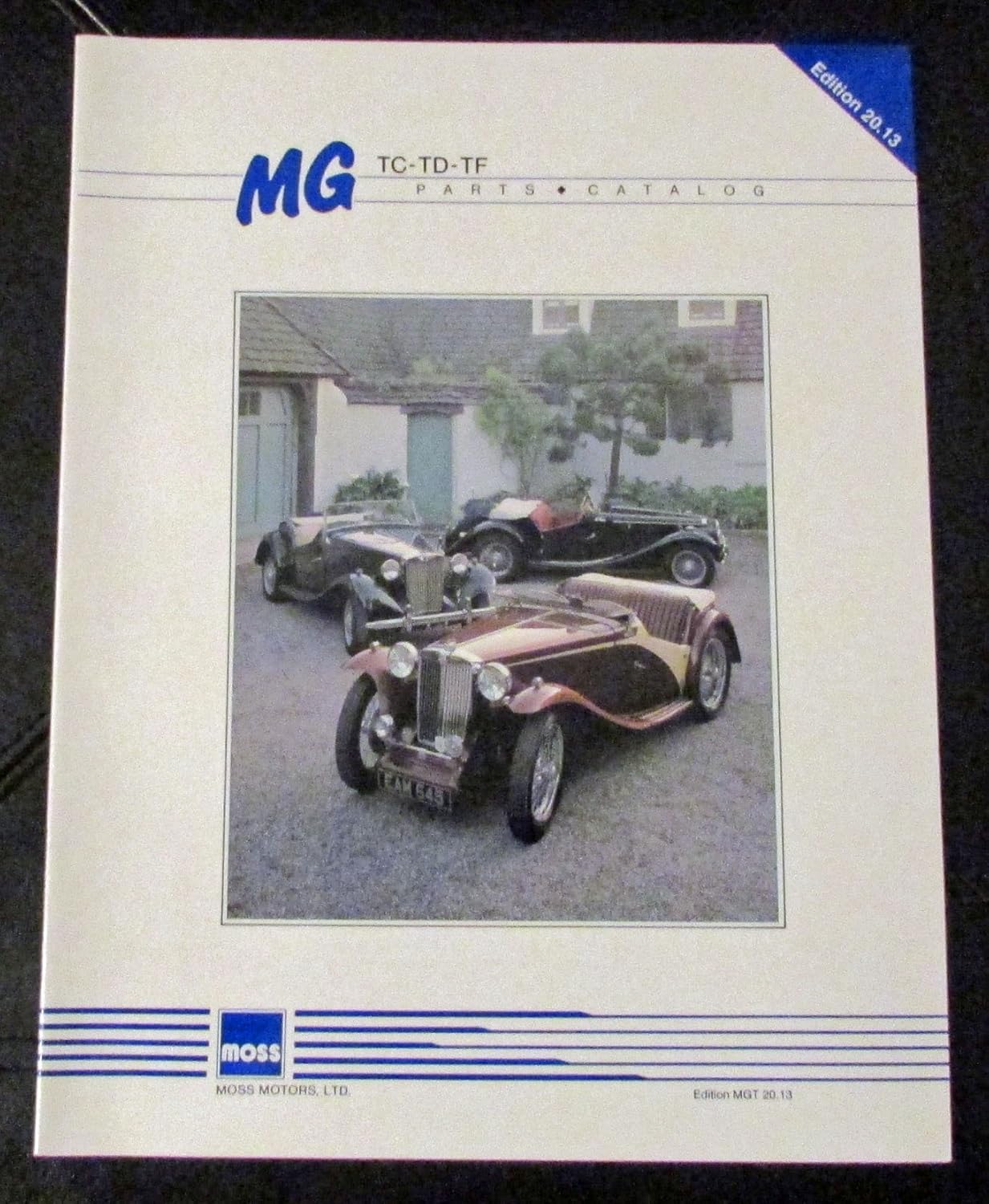 MOSS MOTORS, LTD MG TCTDTF Parts Catalog July 1983 unknown author