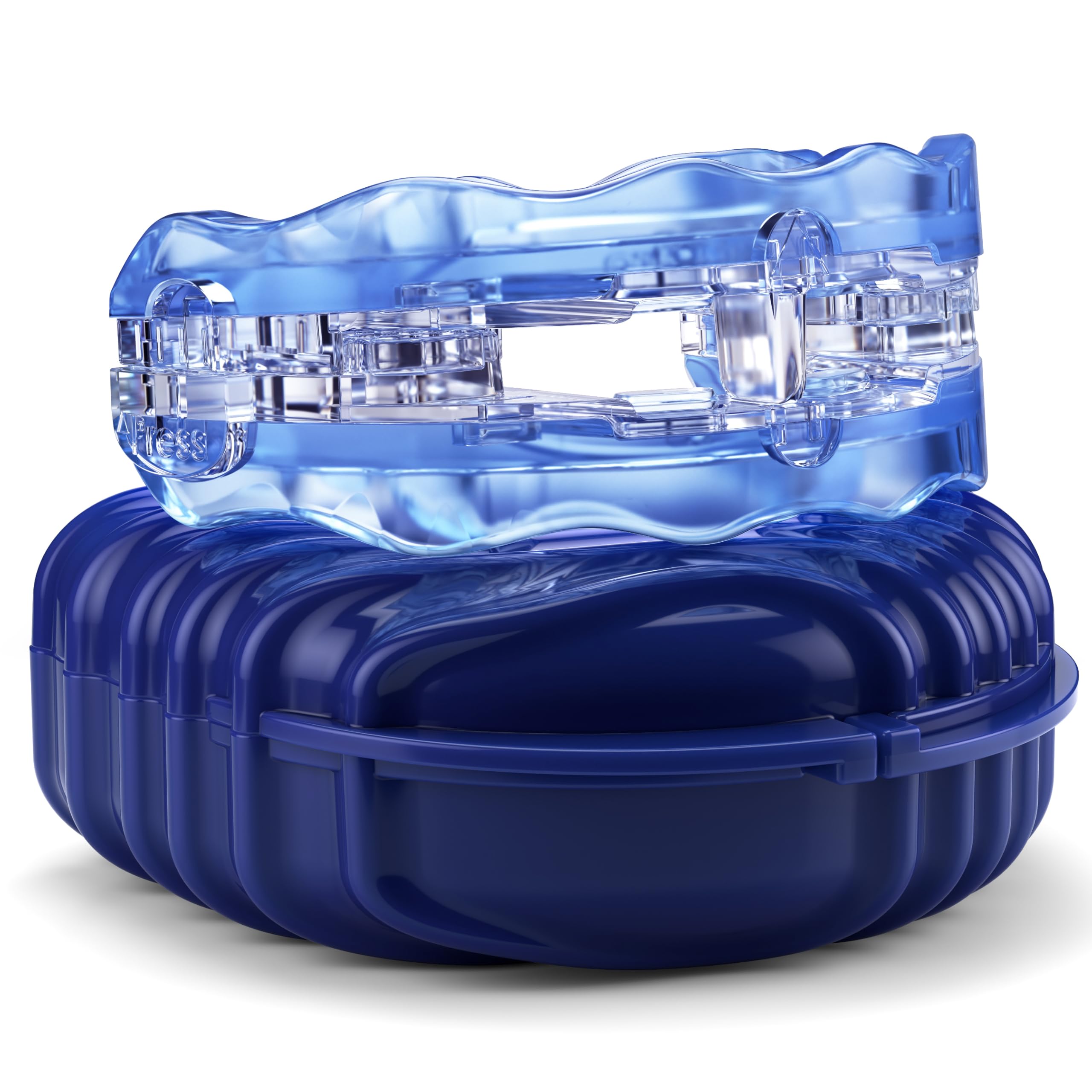 SilentZPro (BlueTech) - USA Designed & FDA Cleared Anti-Snore Mouthpiece - Fully Adjustable Anti-Snore Mouth Guard Device - Itus Mouthguardz