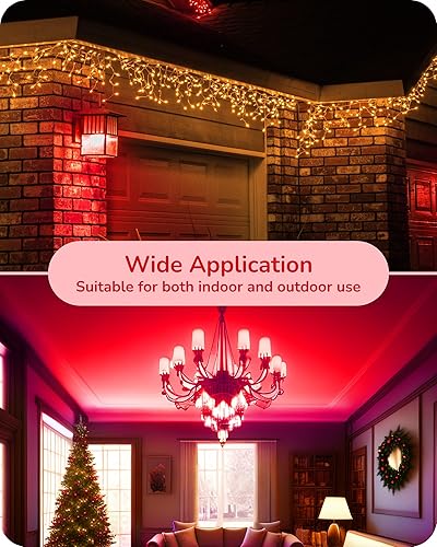 Miniatura 7 de EDISHINE Bombilla roja regulable, bombillas de candelabro C35 E12, equivalente a 60 W, bombilla LED para candelabro, bombilla de vela vintage,