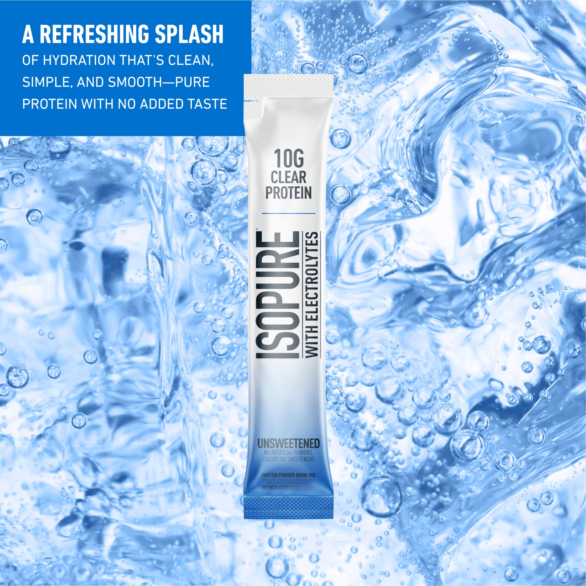 Isopure Clear Whey Isolate Protein Powder, Lactose Free, Gluten Free, Naturally Flavored, Mixed Berry, 20g Protein Per Serving, 14.1 Oz, 16 Servings (Packaging May Vary): Clear Protein Stick Packs Unlfavored 9.17 Ounce (Pack of 1)
