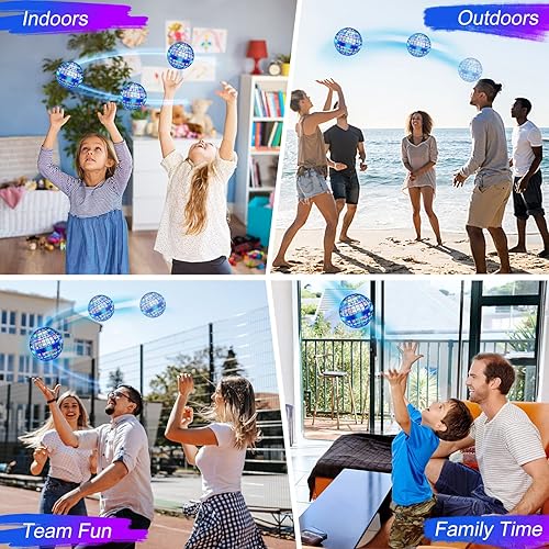 Miniatura 5 de Juguete de bola de orbe volador 2024, bola hover boomerang galáctica Fidget Spinner, globo cósmico Orbe Dron, juguetes geniales regalo para niños y