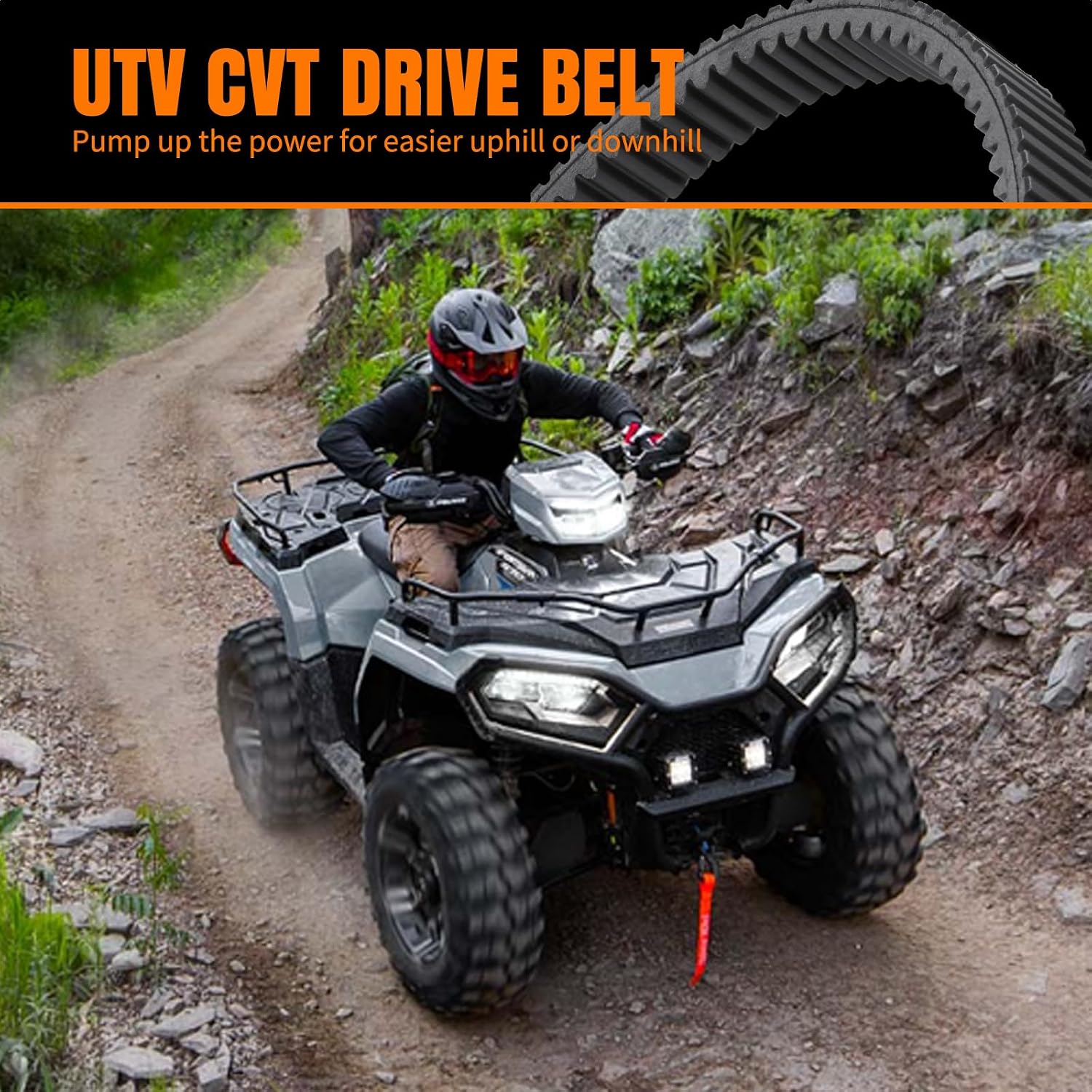 LKV 3211113 Belt Compatible with Polaris Sportsman 450 500 570 800, Ranger 500, RZR 800, UTV ATV Drive Belt Replacement for 19G3982 3211113