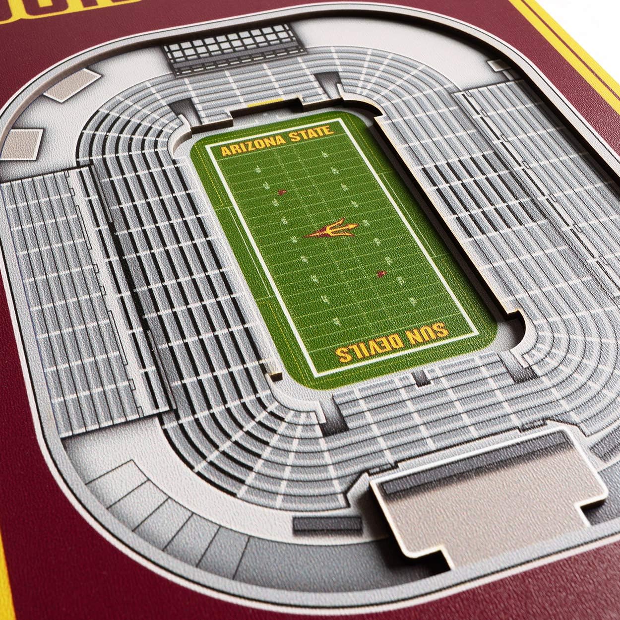 YouTheFan NCAA 3D StadiumView 8x32 Banner