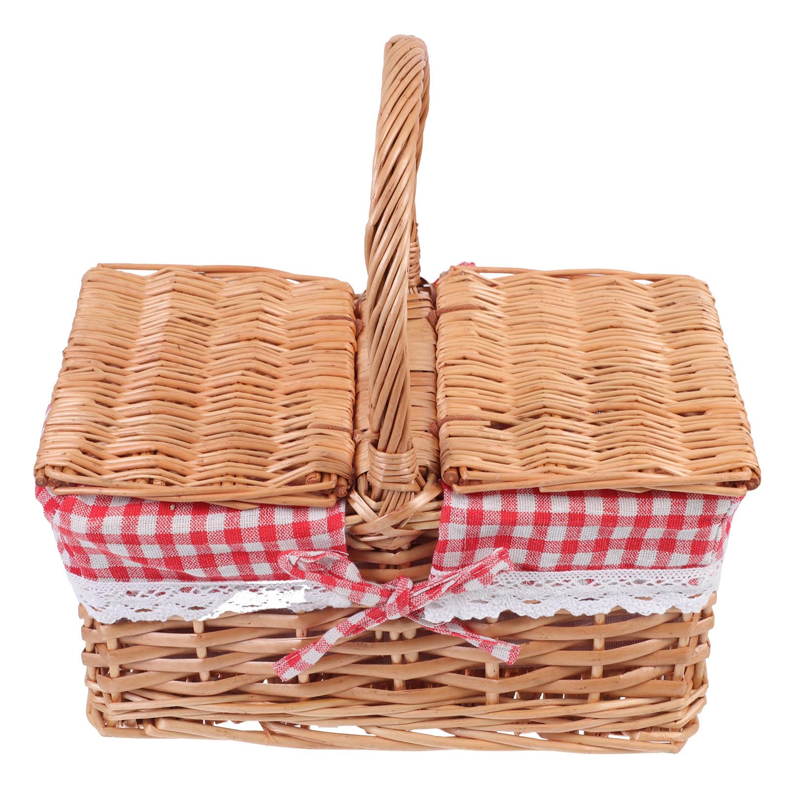 Panier de pique-nique en paille pour des déjeuners réussis en plein air ou à la maison