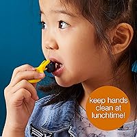 Vista 5 de b.box Paquete de mini cubiertos (paquete de 6) Mini cucharas y cubiertos FLORK™ para niños y niños pequeños Cabe dentro de la lonchera y caja