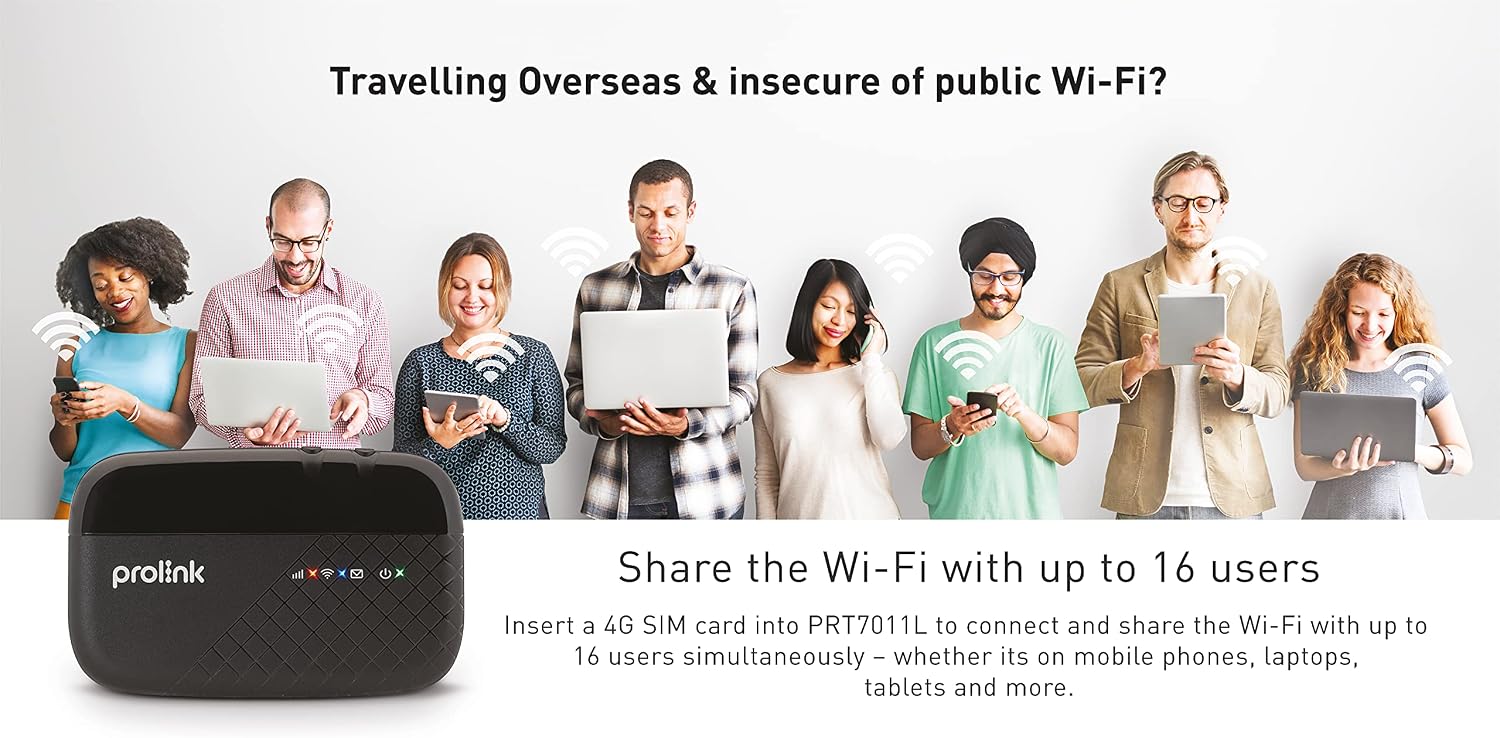 Prolink PRT7011L 4G LTE Wireless Mobile Travel Router User Manual