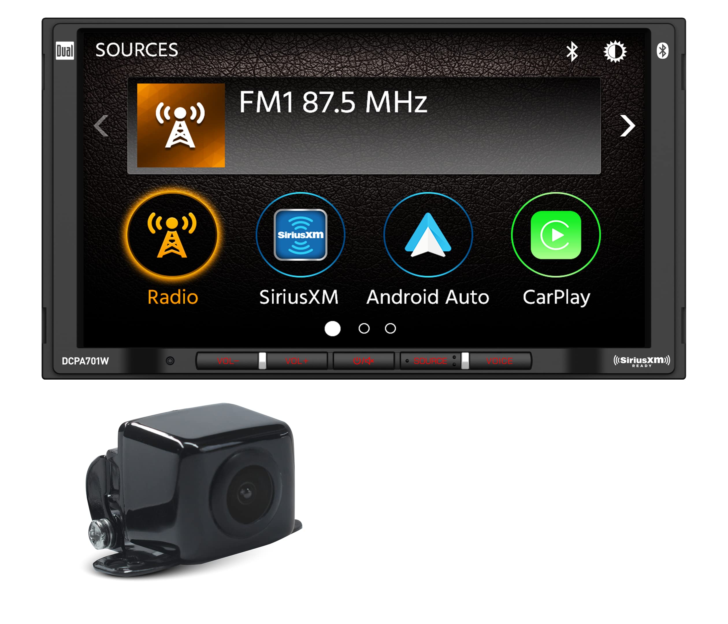 Buy Dual Electronics DCPA701WBC 7inch Certified Apple CarPlay Android