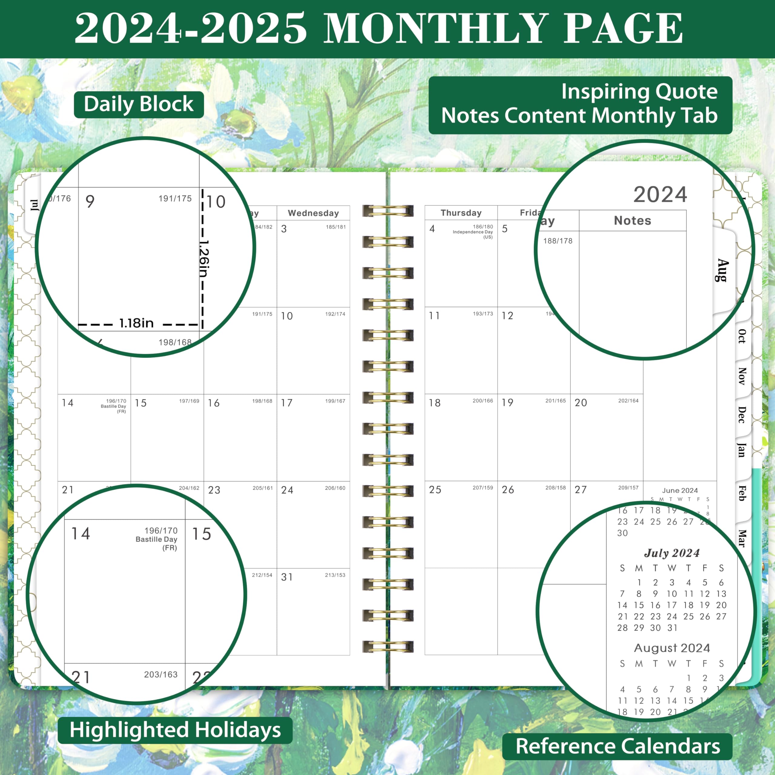Snapklik.com : Planner 2024-2025 - Academic Planner 2024-2025, JUL 2024 ...