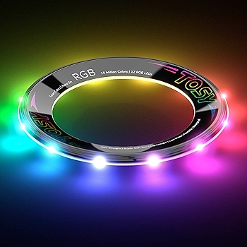 TOSY Flying Ring - RGB LED Frisbee with Lost Mode and Waterproof Design