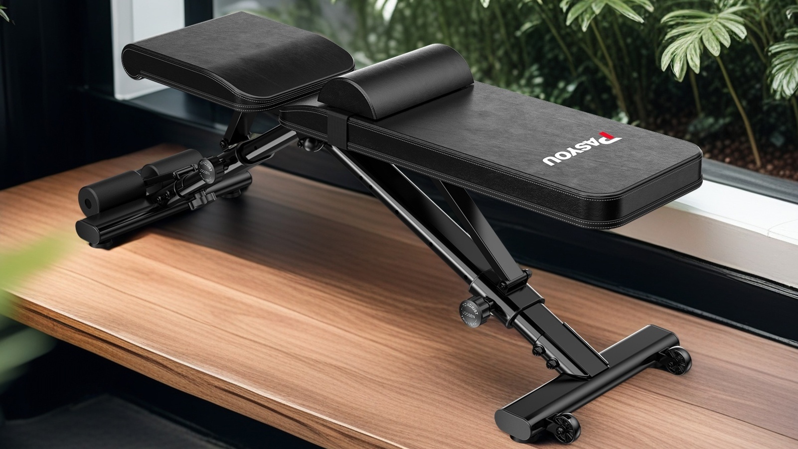 Panca Pesi Regolabile PASYOU - Multifunzione Per Palestra Casa Con 400kg Capacità - Foto 11