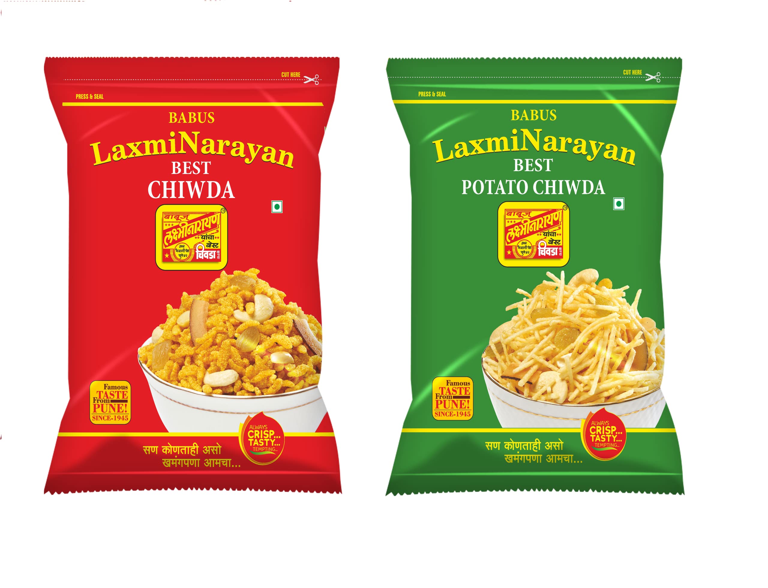 Babus Laxminarayan Fresh & Delicious Combo Of Poha Chiwda & Potato Chiwda (2 Count)_500Gm (B0BSKZ4SYJ) Amazon Price History, Amazon Price Tracker