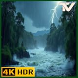 雷鳴のような静寂の音 - リラックスできる没入型の雷雨