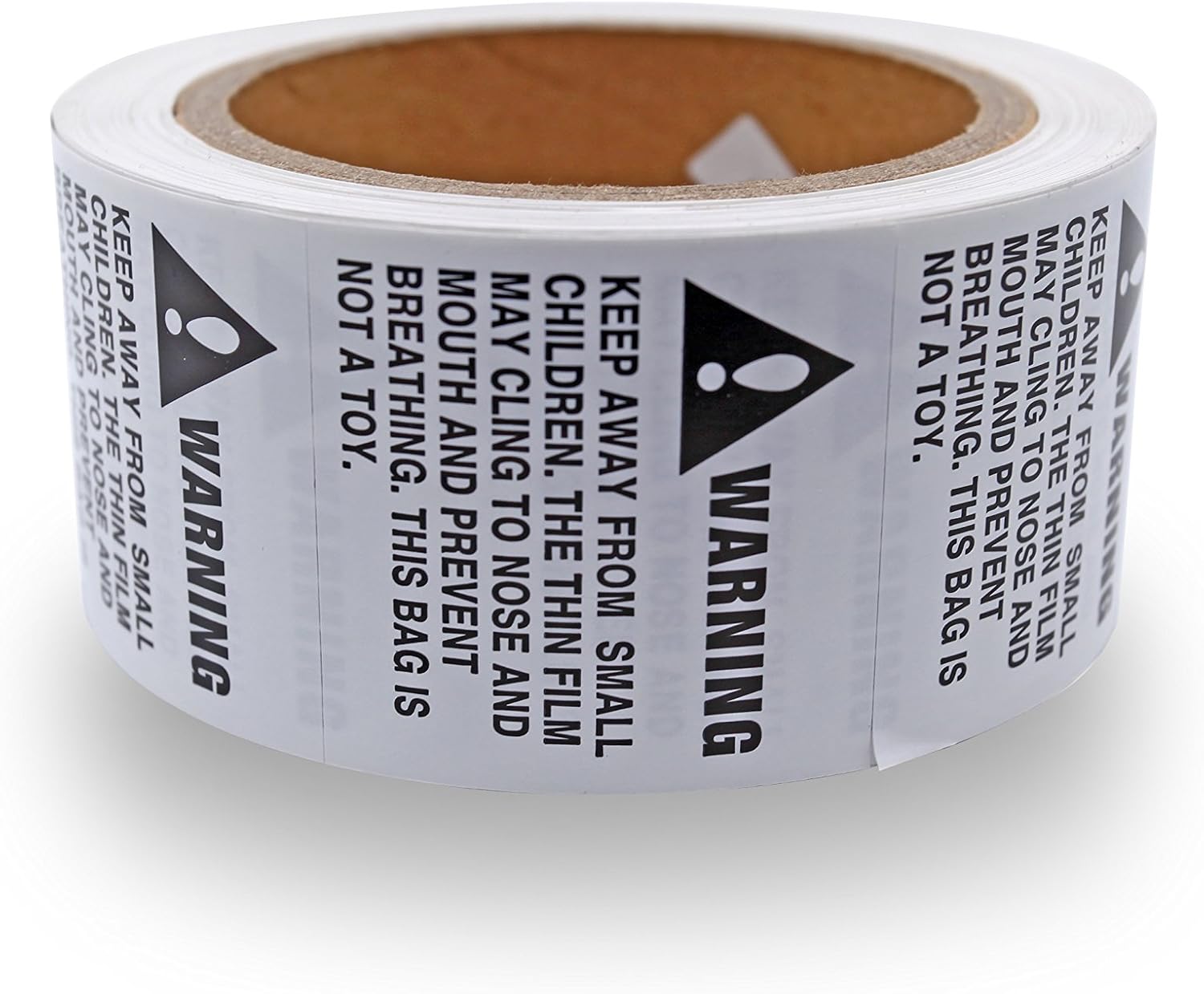 44LLC Suffocation Warning Keep Away from Children Stickers - 5 Rolls/2500 Labels thumbnail