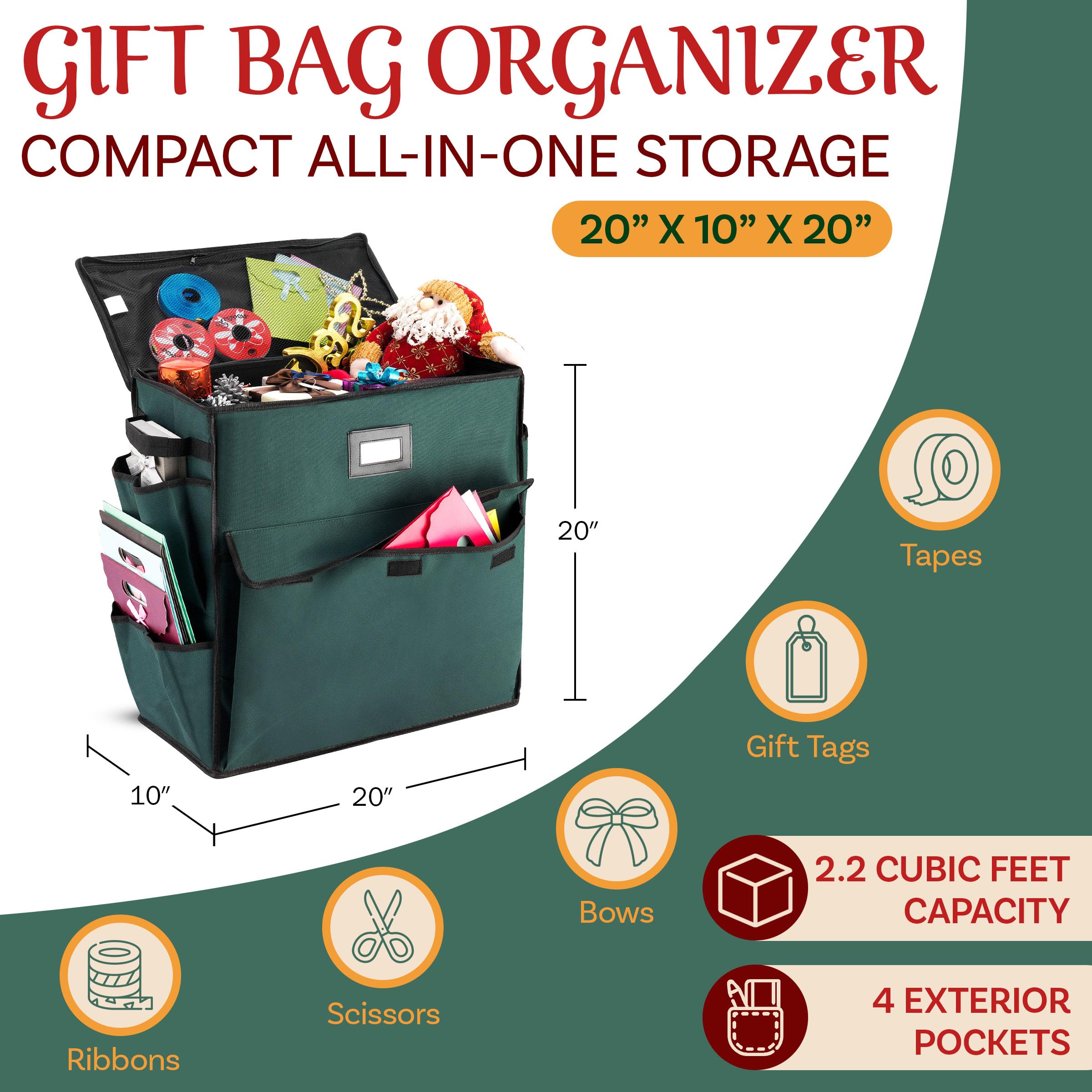 Amazon.com: Wrapping Paper Storage Center - Portable Gift Wrap