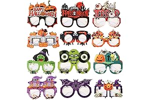 NQEUEPN 12-Pack Kids Halloween Glasses