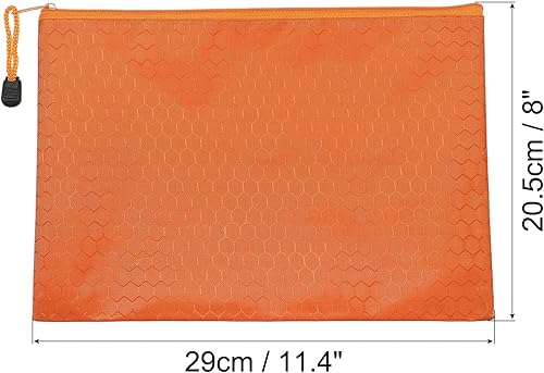 Miniatura 3 de PATIKIL Bolsas de archivos impermeables con cremallera, paquete de 10 carpetas B5 para almacenamiento de documentos, bolsa para lápices para libros