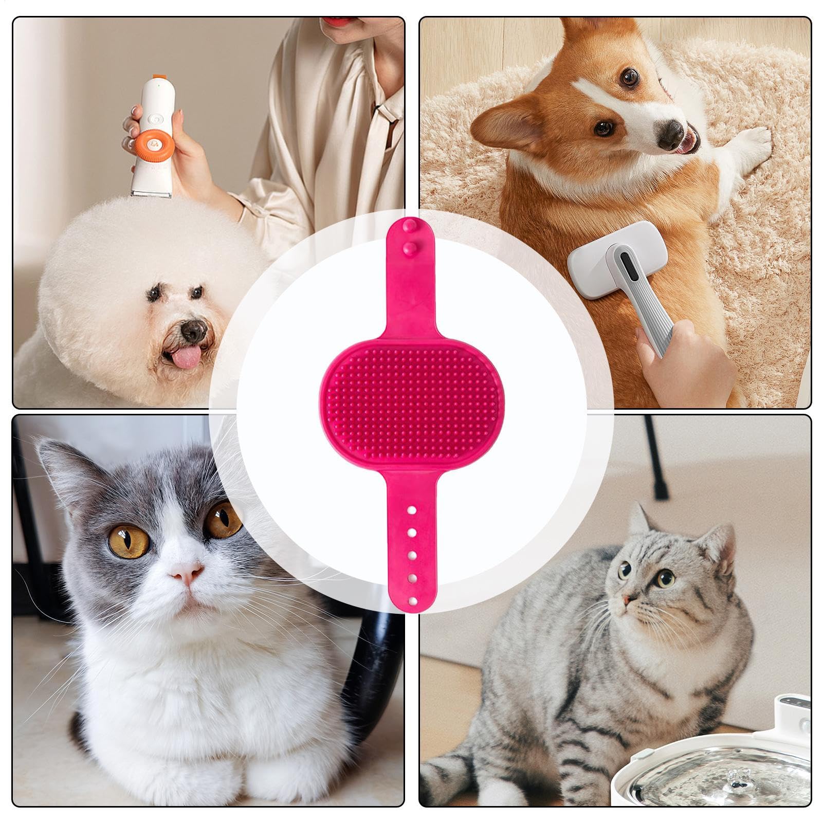 Katzen-Selbstpflegebürste Eckenreiniger für Katzen zum Bürsten und Baden | Weicher Kratzhelfer für Kätzchengesichter Für Zuhause, Reisen, , Tischbeine, Hunde reinigen und
