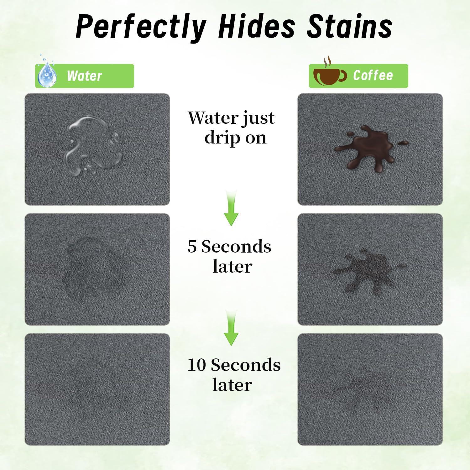 Coffee Mat, Absorbent Dish Drying Mat for Kitchen Counter Coffee Bar Accessories Fit Under Espresso Maker, Pot , Machine & Dish Rack, 16