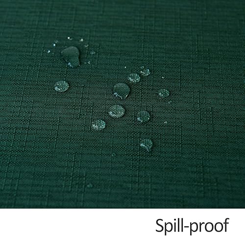 Miniatura 5 de maxmill Mantel cuadrado resistente al agua, antiarrugas, a prueba de derrames, con textura de lino, mantel decorativo de tela navideña para fiestas,