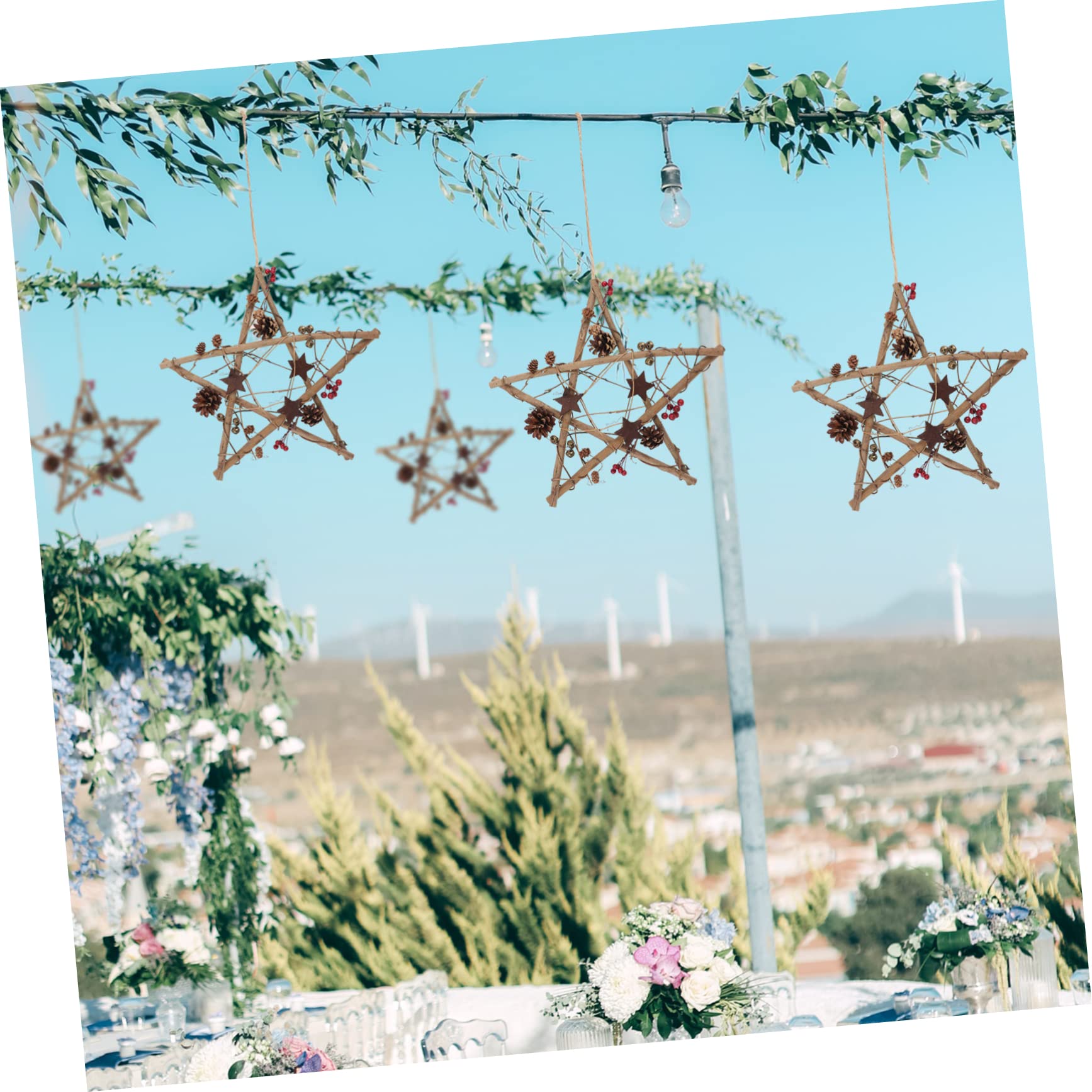 Decorazioni per Albero di Natale Forma di Stella Appendini per Albero di Natale Realizzato in Materiale Sicuro e Durevole Design Moda e Adorabile