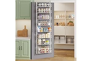 1Easylife Over The Door Pantry Organizer Rack