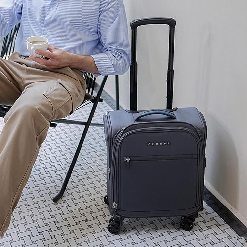 Miniatura 2 de Verage Carry On Underseat Luggage with Wheels & USB Port, Wheeled Spinner Bag Carry-on Luggages for Airlines, Lightweight Suitcase Men Women, Pilots