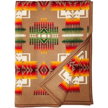 Pendleton Outlet Chief Joseph Blanket: Khaki Unisex Size
